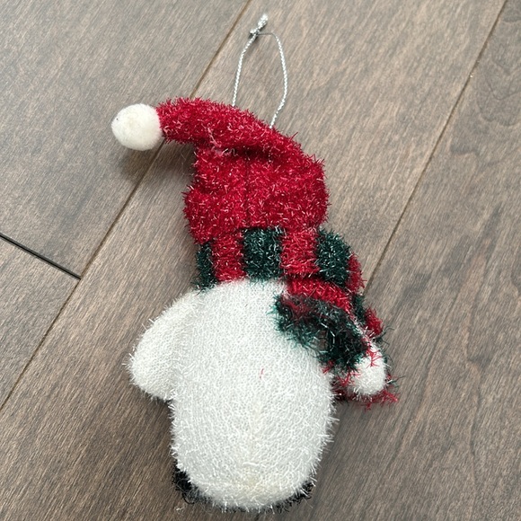 Plush Snowman Holiday Ornament Gift Topper, Stuffed Animal Kids Christmas Frosty - Picture 2 of 4